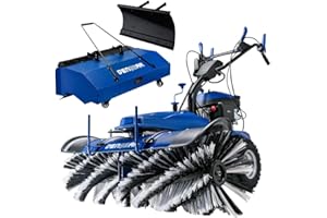 DENQBAR Balayeuse thermique 3 en 1 - 100 cm largeur de brosse E-Start 4 vitesses - DQ-0307