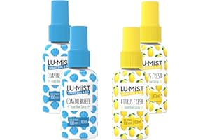 Lu-mist Lu-Mist 4 x 60ml Assorted Toilet Bowl Spray Pack (Citrus Fresh & Coastal Breeze)