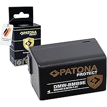 Batterie E Caricatore Per Panasonic Lumix - 2x DMW-BMB9E, 1360mAh - Foto 6