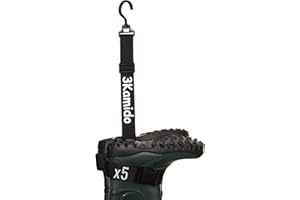 3Kamido® Verstellbare Kleiderbügel für Wathose Watstiefel Stiefel, Gummistiefel, Motocross Stiefel, Gürtel für Trocknen Wathose