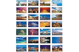 ZEALMAX Lot de 30 cartes postales artistiques rétro pour toutes les occasions avec 30 photos de nature assorties