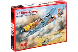 ICM 72133 - Modellino Messerschmitt BF109 E7 Trop