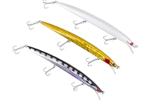 AKAMI Wild Kit da 3 Artificiali Minnow Long Jerk