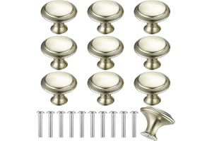 YOUYIDUN 11 Pièces Petits Boutons de Tiroir, Boutons de Meuble Ronds en Bronze, Boutons de Portes pour Placards, Poignée de Meuble Cuisine, Boutons Armoire Ronds, Bouton de pour Cuisine Placard