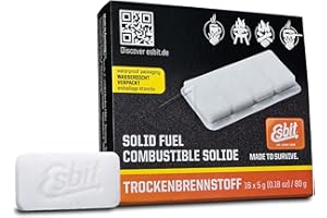 Esbit Pastillas de combustible seco 5G para cocinar o también como encendedor de barbacoa.