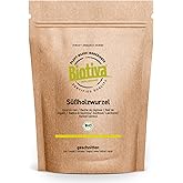 Biotiva Infusión de raíz de regaliz orgánico cortada 250 g - 100% calidad orgánica - Glycyrrhiza glabra - llenada en Alemania