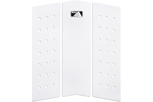 AQUBONA 3 pezzi Stomp Pad Tavola da Surf EVA Traction Pad adesivo professionale Tail Pad / Si applica a tutte le tavole – tavole da surf, shortboard, longboard, skimboard/scelta di colori multipli
