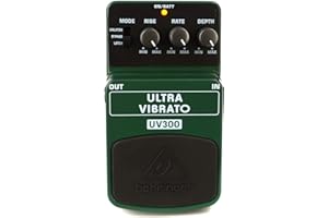 BEHRINGER UV300 ULTRA VIBRATO PEDALE EFFETTO TREMOLO ROTARY SPEAKER LESLIE ANNI 60-70 PER CHITARRA E BASSO