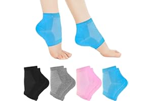 NECDEOL 4 Paia Protezione Talloniera in Silicone, Proteggi Tallone per Scarpe, Talloniera da indossare per Scarpe Unisex per Talloni Secchi, Screpolati o Ruvidi