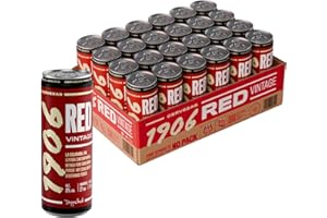 1906 Red Vintage - Cerveza Lager Extra, Pack de 24 Latas x 33 cl, Sabor Intenso y Equilibrado, Galardonada Internacionalmente, 8% Volumen de Alcohol