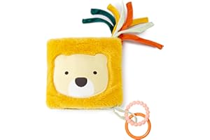 Little Big Friends cube d’activités en tissu pour bébé | Cube sensoriel Montessori doux et coloré | Éveil moteur et cognitif | Jungle
