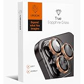URUCHI Kamera Lens Koruyucu, Safir Cam, Al&uuml;minyum Alaşım &Ccedil;er&ccedil;eve, Kolay Kurulum, HD Kalite, G&uuml;&ccedil;l&uuml; Yapışma, &Ccedil;ubuk S&ouml;kme Aparat