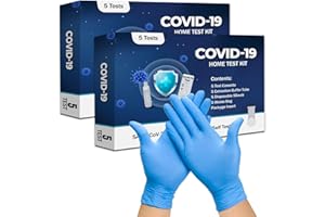 eatasty SARS-CoV-2 Antigen Test Kit | 10 Test With 10pcs Disposable Gloves | Easy to use at Home | Result in 15 Minutes