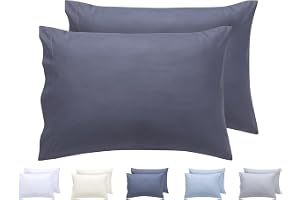 Todocama – Set med 2 örngott, mikrofiber Extra mjukt, allergivänligt. set om 2-50x70 cm