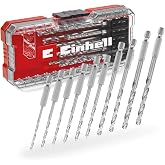 Orijinal Einhell S-CASE 10 par&ccedil;a metal matkap ucu seti (HSS 4241 &ccedil;elikten yapılmış, E 6.3 sap, 135&deg; b&ouml;l&uuml;nm&uuml;ş nokta u&ccedil;, rulo h