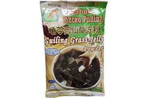 NICLAW GOURMET Happy Grass Guiling Grass Jelly Powder Serbuk Cincau Puding, 110g Each, Halal, Expiry: 28th December 2025
