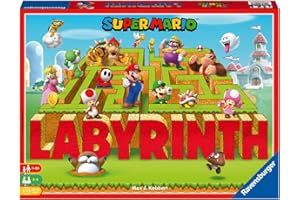 Ravensburger - Labirinto Super Mario | Gioco Da Tavola Per Tutta La Famiglia | Giochi Bambini 7 Anni O Più | 2-4 Giocatori | Giochi Di Societa Edizione In Italiano | Idee Regalo Natale