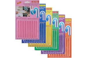 Fanshiontide 72 Pcs Drain Cleaner Sticks Practical Enzymatic Drain Sticks Keeps Drains and Pipes Clear and Odor Cleaning Tool for Kitchen Sink Bathroom Toilet Sewer
