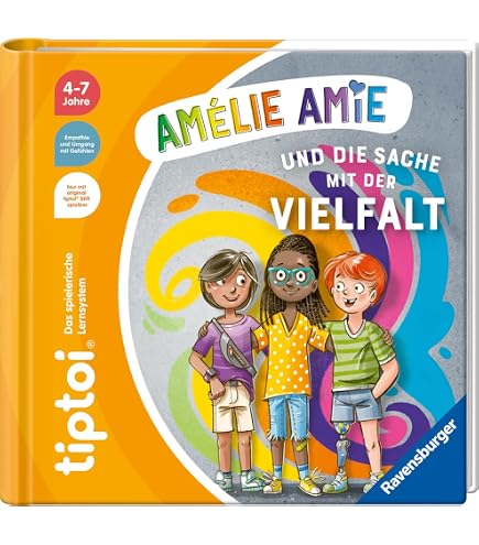 Ravensburger Tiptoi Gefühle-Buch-Set: Lenny Lamm & Darro Drache – Spielerisch Wut & Mut Entdecken Für Kinder