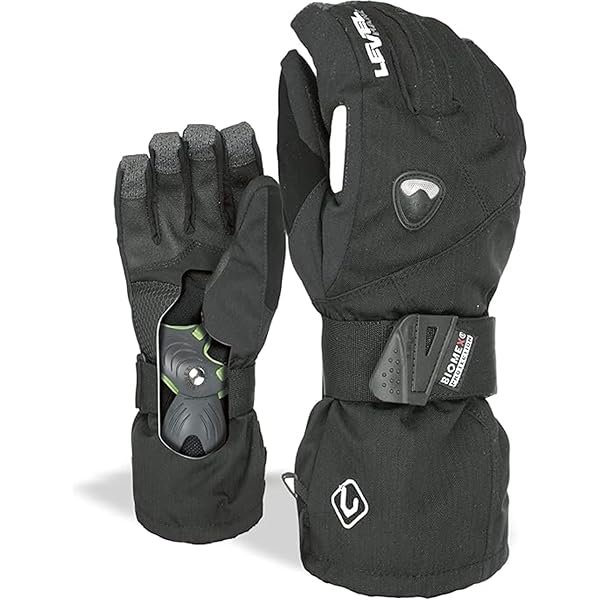 4 Guantes Cálidos De Invierno Para Ciclismo Pantalla Negro