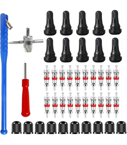 Kit Riparazione Valvole Pneumatici GTIWUNG - Estrattore Valvole TR414, 23 Pezzi - Foto 11