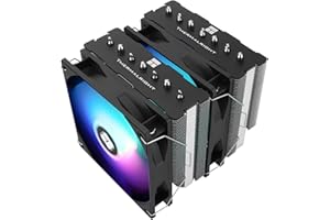 TR PS120SE ARGB chłodnica powietrzna CPU, 7 ciepłowodów, chłodnica CPU, podwójne wentylatory PWM TL-C12B-S V2, technologia AGHP, łożysko S-FDB, dla AMD AM4 AM5/Intel 1700/1150/1151/1200