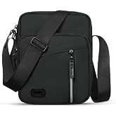 Aucuu Large Capacity Men's Chest Bag, Waterproof Crossbody Bag for Travel, Running, Cycling, Business