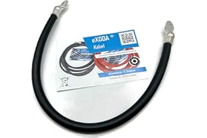 eXODA Câble de batterie 50cm câble d'alimentation en cuivre 70 mm² avec cosses à œillets M8