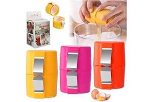 71Nmly 3Pcs Egg Shell Opener,Apri Guscio Uovo,Sbuccia Uova Sode,Rompi Guscio Uova,Strumento Separatore per Cracker di Uova Portatile,Utensili da Cucina,Strumento per Taglia,