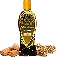 Shaastram Sandalwood Vetiver Herbal Hair Oil with Real Vetiver Roots, Sesame, Brahmi, Ashwagandha Oil Extract & Ayurvedic Herbs | Hair Growth, Breakage Control | Natural Hair Care for Men Women 180ml