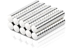 KEUKENKET Lot de 200 petits aimants puissants en néodyme - 4 x 1 mm - Mini aimants puissants - Petits aimants ronds - Pour tableau magnétique, réfrigérateur, tableau blanc, artisanat