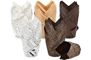 OTYMIOW Pirottini da Forno a Tulipano 200PZ Stampi Muffin Carta da Forno a Tulipano Cupcake Liners Muffin Cup Pirottini Tulip Usa e Getta Cake Paper Wrappers Tulipano per Muffin, Cupcake per Feste, Matrimoni