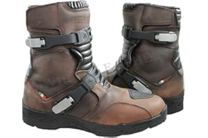 EVIRON Adventure Low Bottes de moto en cuir MX Off Road