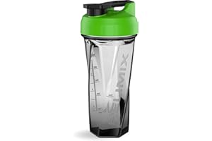 Helimix 2.0 Shaker do Białka z Wirującą Technologią Vortex 800 ml – Shaker do Odżywek, Koktajli Proteinowych i Smoothie – Bez Mieszadeł, Grudek i Baterii – Bezpieczny w Zmywarce i Wolny od BPA