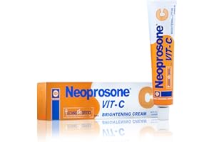 Neoprosone, Skin Brightening Cream - 1.7 fl oz / 50g - Helps to Fade Dark Spots on Face, Armpit, Elbows, Knees and Neck - with Vitamin C and Alpha Arbutin Complex