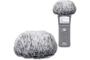 SUNMON Protector Antiviento para Micrófono, Protector de Parabrisas para Micrófono Zoom H1n, Práctica Grabadora Digital Portátil para Reducir el Ruido