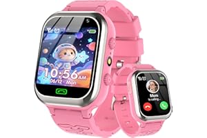 kaacly Kids Smart Watch-Smart Watch for Kids Boys Girls Birthday Gift (Rouge)