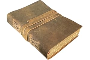 URBAN LEATHER Diario Medieval Rústico Vintage De 7 Pulgadas, Páginas Antiguas Con Bordes De Cubierta Para Hombres Y Mujeres, Cuaderno De Dibujo De Artista, Cuaderno De Escritura De Viaje Para Él Y