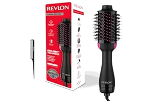 Revlon Salon One-Step Hair Dryer & Volumiser with Sectioning Comb Included (for mid to Long Hair, One-Step Technology, 2-in-1 Styling Tool, Ionic & Ceramic Technology) RVDR5222UKAMZ
