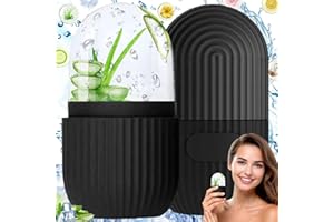 ADLUH Ice Roller,Ice Roller Visage,Glacon Visage,Massage de la Glace pour Les Yeux Réutilisable,Soins de la Peau Compresse de Glace Rétrécit Les Pores Réduit Les Poches Améliore l'élasticité de la Peau