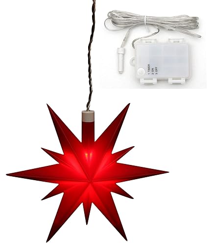 Lot De 3 étoiles Lumineuses 3D - Étoile De Noël Avec