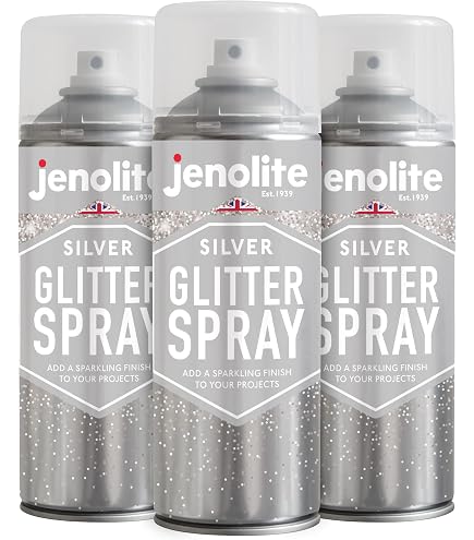 JENOLITE Directorust Metallic-Glanz Sprühfarbe – Silber, 400 Ml, All-in-One Mit Rostschutz Für Metall, Holz & Mehr