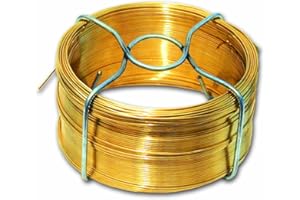 Chapuis - Fil Métallique FILPACK en Laiton - Diamètre Extérieur 0,8 mm - Longueur 50 m - Grande Durabilité - Correspond aux Normes de Qualité et Sécurité