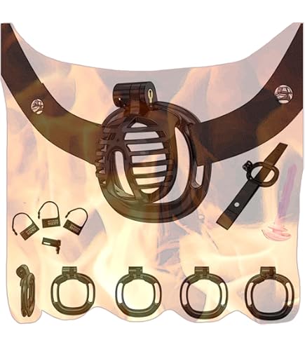 Hdynasty Gabbia In Resina Traspirante Da Uomo Con 6