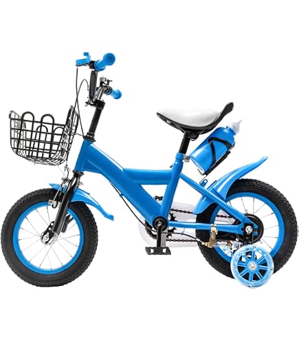 WINPANG Kinderfahrrad 14 Zoll – Mit Stützrädern, Verstellbarem Sitz & Lenker | Für Kinder Ab 3 Jahre (100-115 Cm