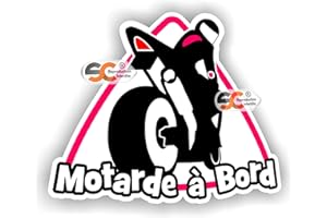 SC Sticker Motarde à Bord Autocollant