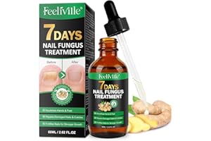 FEELIVILLE 7 Days Nail Treatment for Toenail, Ingwer-Nagelbehandlung, Ginger Extract Nail Essence, Ginger Nail Treatment Nail Support Nail Care, Ginger Strengthening Nail Growth Serum