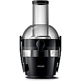 Philips HR1855/70 Viva Colection Centrifuga, 800 W, 2 l, Tecnologia QuickClean, Nero