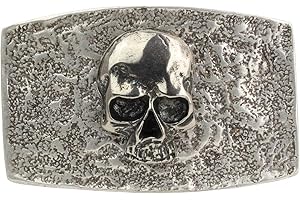 BELTINGER Fibbia per cintura teschio 4,0 cm | fibbia intercambiabile fibbia per cintura 40mm solida | cintura intercambiabile fino a 4cm