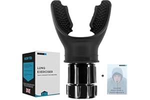 Lock N Stock Lung Exerciser, Breathing Exerciser Trainer, Adjustable Resistance Deep Breathing aid Lung Exerciser Device, lung expander, 100% Lung Expansion